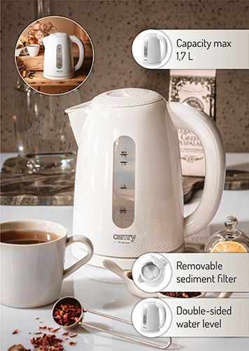 CR 1254 white Czajnik plastikowy 1,7 L - obrazek 14
