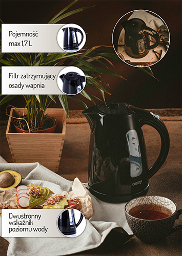 CR 1255 black Czajnik plastikowy 1,7 L - obrazek 12