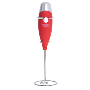 CR 4501 red Spieniacz do mleka z mieszadłem i stojakiem